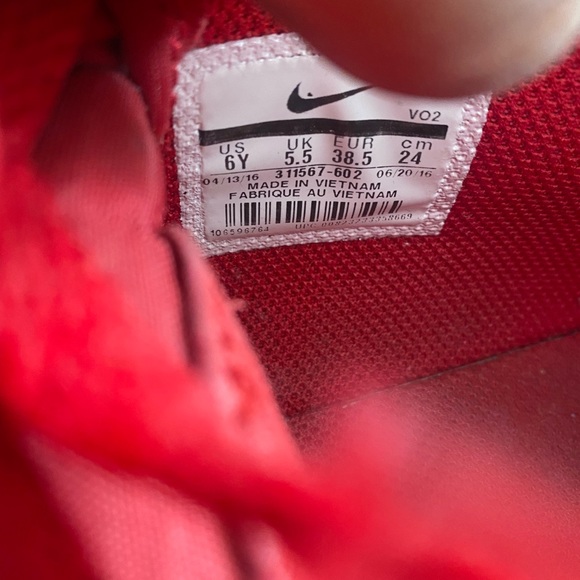 Nike Sz 6 Y Air Max Goadome Gym Red ACG Winter Boots 311567-602 GS. - Picture 10 of 10